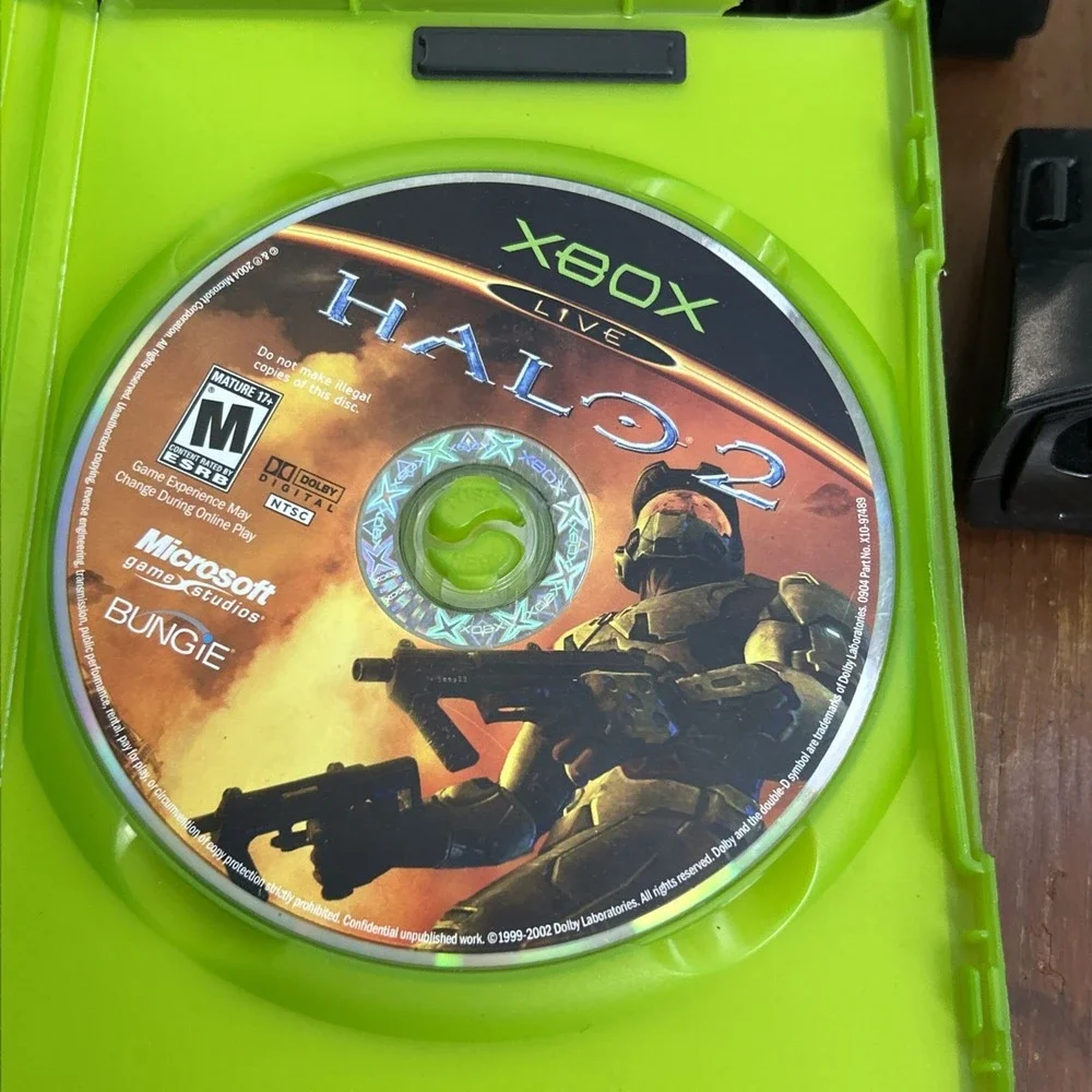 Microsoft Original Xbox Console Bundle Halo 2 NCAA 2005 GTA Vice City Tested